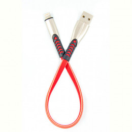 Кабель Dengos USB-Lightning 0.25м Red (PLS-L-SHRT-PLSK-RED)