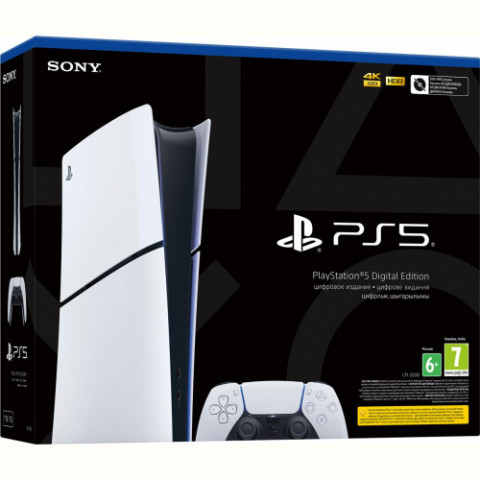 Ігрова приставка Sony PlayStation 5 Slim Digital Edition 825GB White (1000040658) Купити в Україні