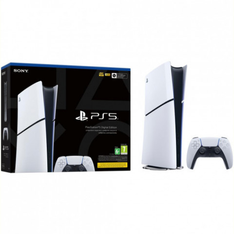 Ігрова приставка Sony PlayStation 5 Slim Digital Edition 825GB White (1000040658) Купити в Україні
