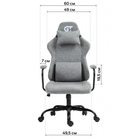 Геймерське крісло GT Racer X-2322 Fabric Black/Blue
