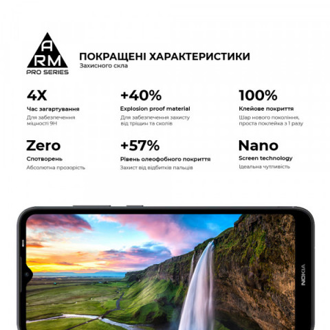 Захисне скло ArmorStandart Pro для Nokia С20 (ARM58809)