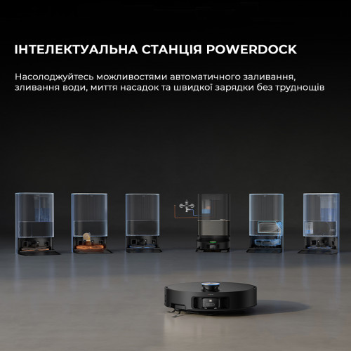 Робот-пилосос Dreame X50 Ultra Complete Black (RLX85CE-4-BL)