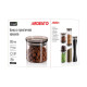 Банка для зберігання ARDESTO Fresh, 380мл, скло, пластик, прозорий