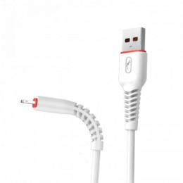 Кабель SkyDolphin S54L Soft USB - Lightning 1м, White (USB-000429)