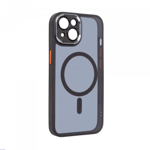 Чохол ArmorStandart Unit MagSafe SE для Apple iPhone 14 Black Orange (ARM75365)