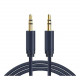 Кабель Cabletime Audio 3.5 mm M - 3.5 mm M, 2 m, Black, 3 pin (CF15L)