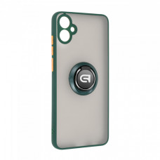 Чохол ArmorStandart Frosted Matte Ring для Samsung A05 (A055) Dark Green (ARM72761)