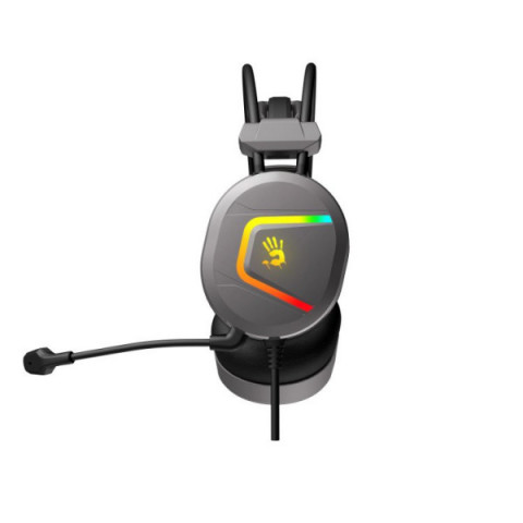 Гарнітура ігрова Bloody MC750 Bloody з підсвічуванням, USB, колір сірий