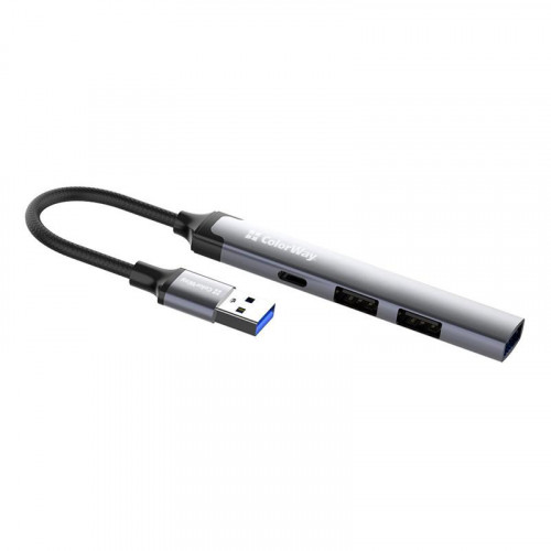 Концентратор СolorWay USB-A 4-в-1 USB2.0х3/USB3.0 (CW-HUB05)