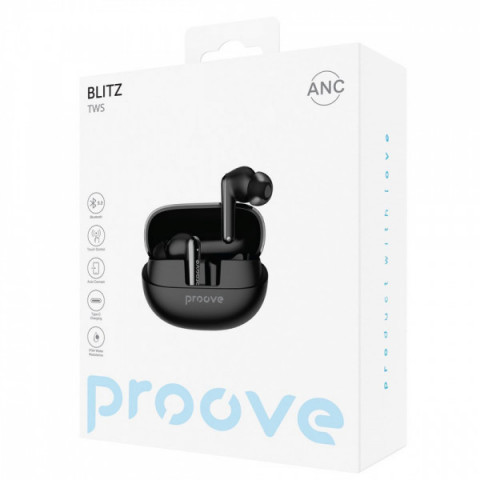 Бездротові навушники Proove Blitz TWS with ANC blue (TWBL00010008) Купити в Україні