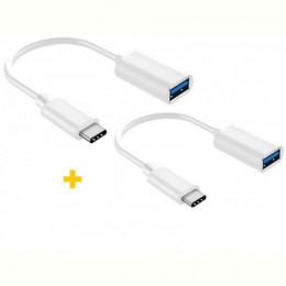 Адаптер XoKo AC-230 USB-USB Type-C White 2шт. (XK-AC230-WH2)