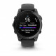 Смарт-годинник Garmin Fenix E 47mm AMOLED Slate Gray Steel with Black Silicone Band (010-03025-13)