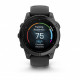Смарт-годинник Garmin Fenix E 47mm AMOLED Slate Gray Steel with Black Silicone Band (010-03025-13)