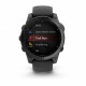 Смарт-годинник Garmin Fenix E 47mm AMOLED Slate Gray Steel with Black Silicone Band (010-03025-13)