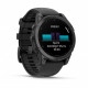 Смарт-годинник Garmin Fenix E 47mm AMOLED Slate Gray Steel with Black Silicone Band (010-03025-13)