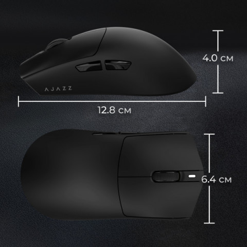 Бездротова миша Ajazz AJ139 Near Link V3 Pro+ Black (AJ139-NL-V3-PRO-B) Купити в Україні