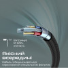 Кабель Promate xCord-AC200 USB - USB Type-C (M/M), 2 м, Black (xcord-ac200.black)