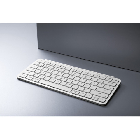 Клавіатура мембрана Keychron B1 Pro, USB/WL/BT, ivory white