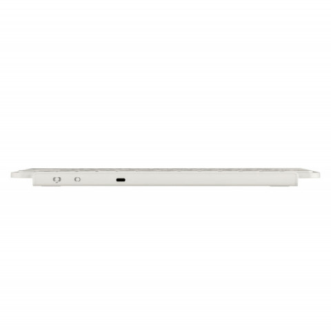 Клавіатура мембрана Keychron B1 Pro, USB/WL/BT, ivory white