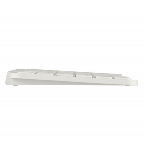 Клавіатура мембрана Keychron B1 Pro, USB/WL/BT, ivory white