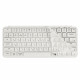 Клавіатура мембрана Keychron B1 Pro, USB/WL/BT, ivory white