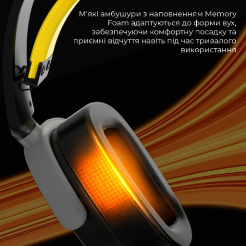 Bluetooth-гарнітура Ajazz AHM09 MAX 3-Mode Black (AHM09-MAX-BGY)
