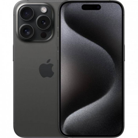 Смартфон Apple iPhone 15 Pro 128GB e-Sim Black Titanium (Відновлений / Близький до ідеального)