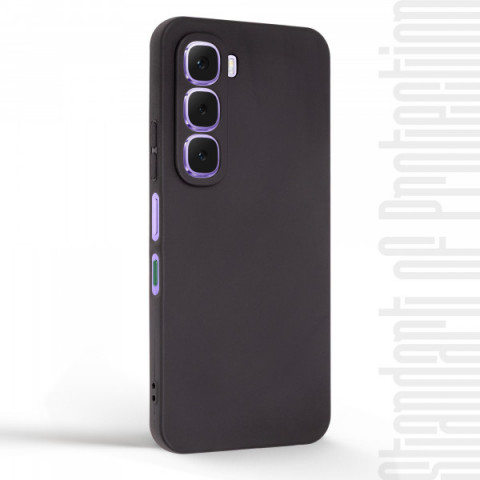 Чохол ArmorStandart Matte Slim Fit для Infinix Hot 60i 4G Camera cover Black (ARM87261)