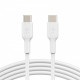 Кабель Belkin USB Type-C-USB Type-C, 1м White (CAB003BT1MWH)