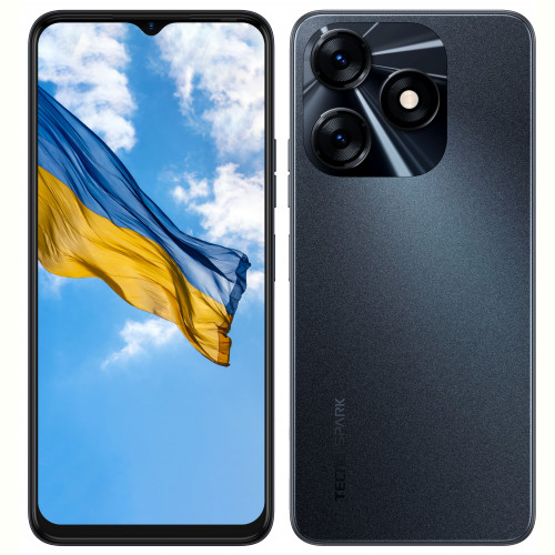 Смартфон Tecno Spark 10 (KI5q) 4/128GB NFC Dual Sim Meta Black (4895180797699)