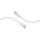 Кабель Promate USB Type-C - Lightning (M/M), 3 A, 27 W, 1.2 м, EcoLine-Ci120 White (ecoline-ci120.white)