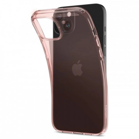 Чохол-накладка Spigen Crystal Flex для Apple iPhone 15 Plus Rose Crystal (ACS06458)
