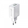 Мережевий зарядний пристрій Grand-X (2xUSB 3.1А) White (CH-60W)