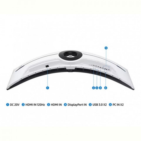 Монітор Samsung 57" Odyssey Neo G9 G95NC (LS57CG952NIXUA) Black/White Curved VA 240Hz