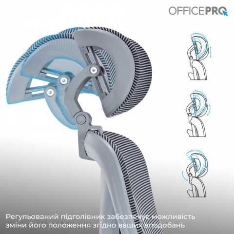 Крісло офісне Officepro Atlas (OC630G-DG-DG) Купити в Україні