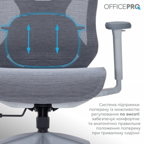 Крісло офісне Officepro Atlas (OC630G-DG-DG) Купити в Україні