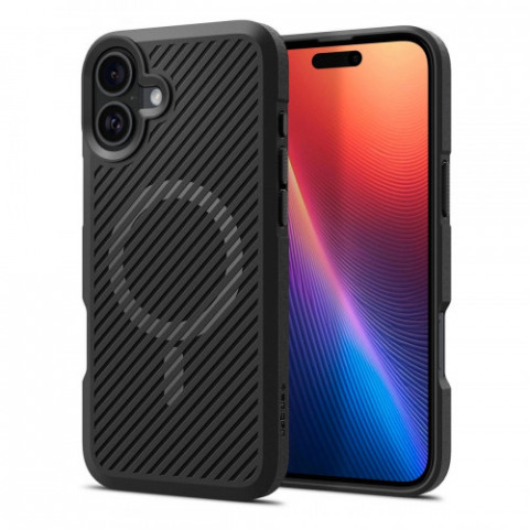 Чохол-накладка Spigen Core Armor MagFit для Apple iPhone 16 Matte Black (ACS08221)