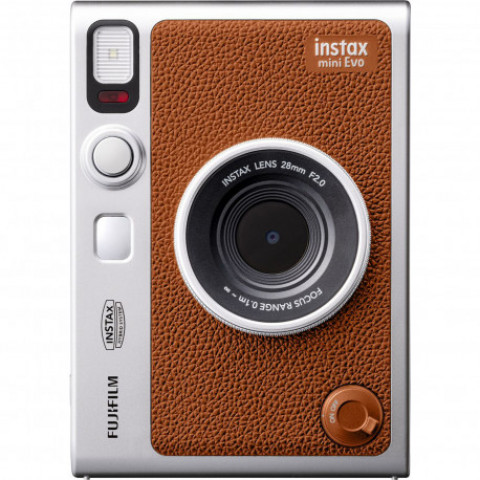 Фотокамера миттєвого друку Fujifilm Instax Mini EVO Hybrid Brown (16812508)