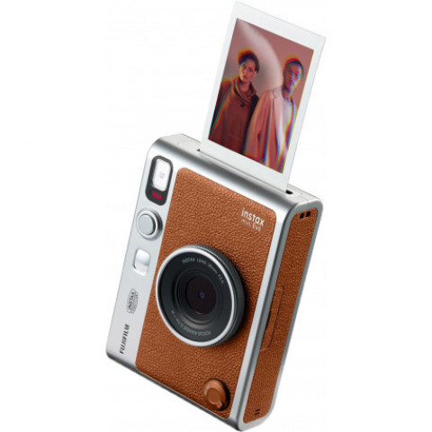 Фотокамера миттєвого друку Fujifilm Instax Mini EVO Hybrid Brown (16812508)