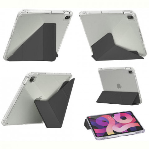 Чохол-книжка BeCover Ultra Slim Origami Transparent з кріпленням Apple iPad Air 11" M4 2026 Black (715183)