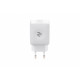 Мережевий ЗП 2Е Wall Charger USB-A Dual 2.4A White