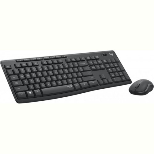 Комплект (клавiатура, миша) бездротовий Logitech MK295 Combo Black USB (920-009800)