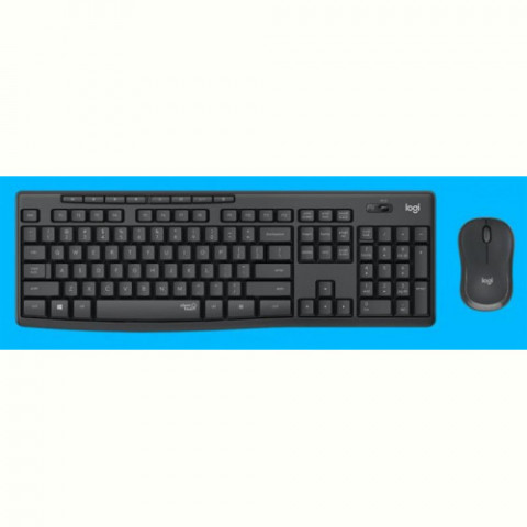 Комплект (клавiатура, миша) бездротовий Logitech MK295 Combo Black (920-009800)