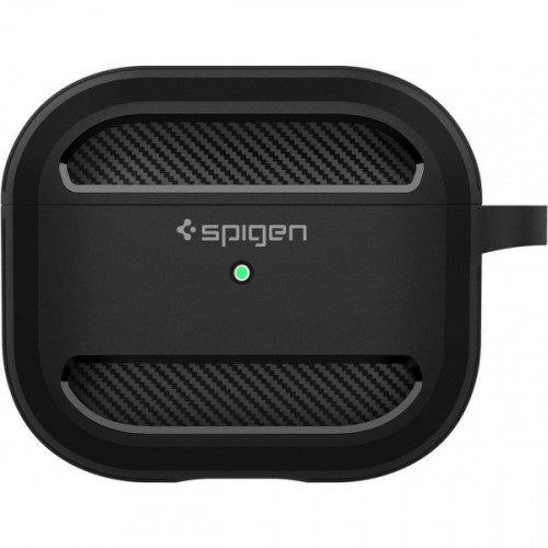 Чохол Spigen для AirPods 3 Rugged Armor, Matte Black