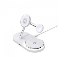 Бездротовий зарядний пристрій ArmorStandart H101 3 in 1 Magnetic White (ARM78102)