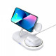 Бездротовий зарядний пристрій ArmorStandart H101 3 in 1 Magnetic White (ARM78102)