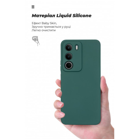 Чохол ArmorStandart ICON для Realme C71 4G Camera cover Dark Green (ARM87434)