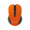 Мишка бездротова Canyon CNE-CMSW1O Orange USB