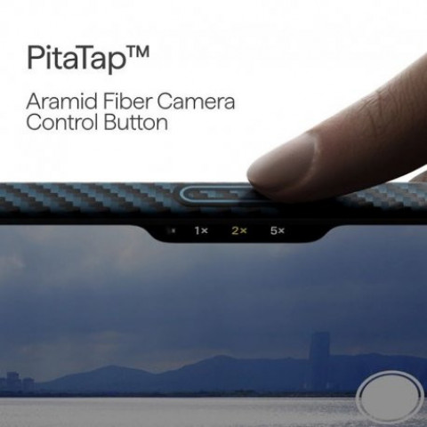 Чохол Pitaka Ultra-Slim Case для iPhone 17 Pro Twill Blue/Grey (KI1706BP)