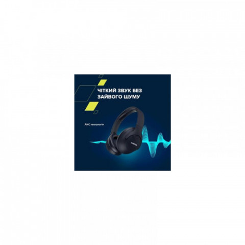 Bluetooth-гарнітура Canyon OnRiff 10 ANC Black (CNS-CBTHS10BK)